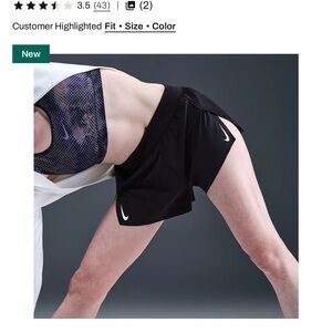 Nike Women’s Dri-FIT Black Running Shorts